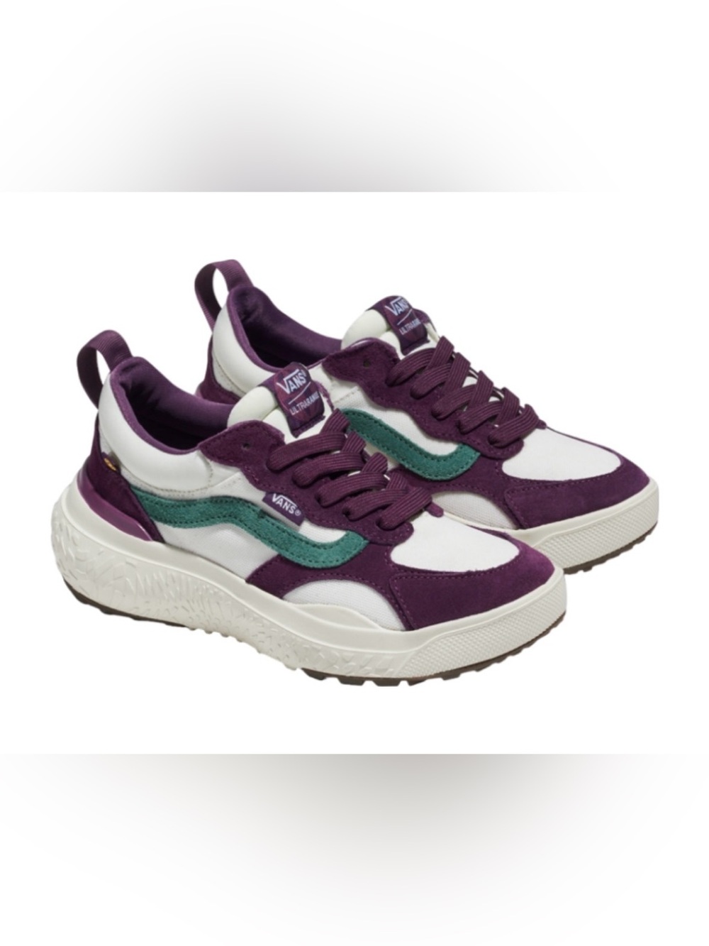 Vans Women's Ultrarange Neo Vr3 Marshmallow/Multi Plum and Teal Sneakers 8